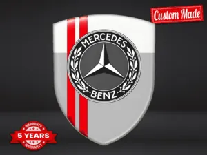 Mercedes Vinyle Auto Sur Mesure Résistant Design Moderne